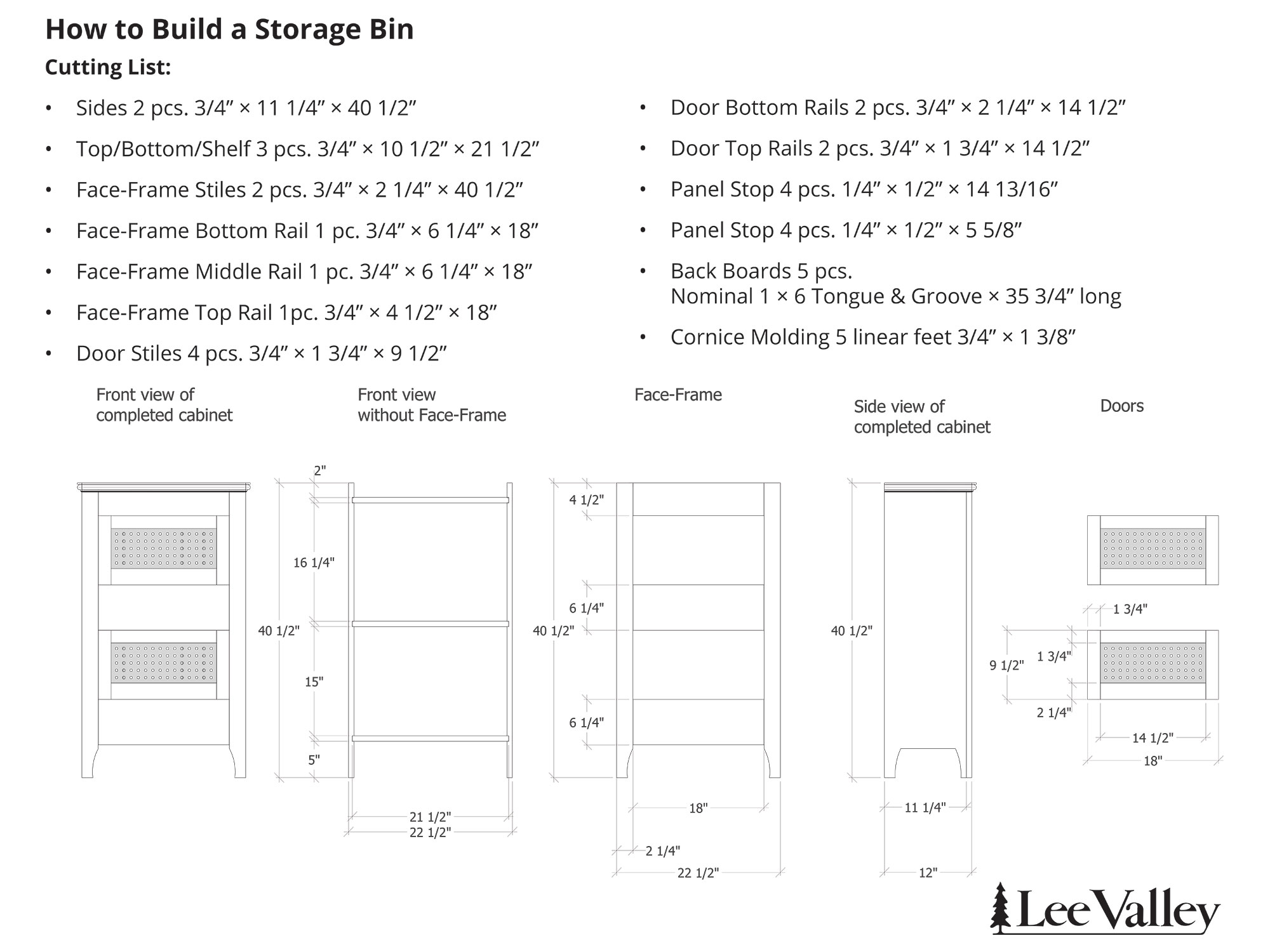 How to Build a Food Storage Bin