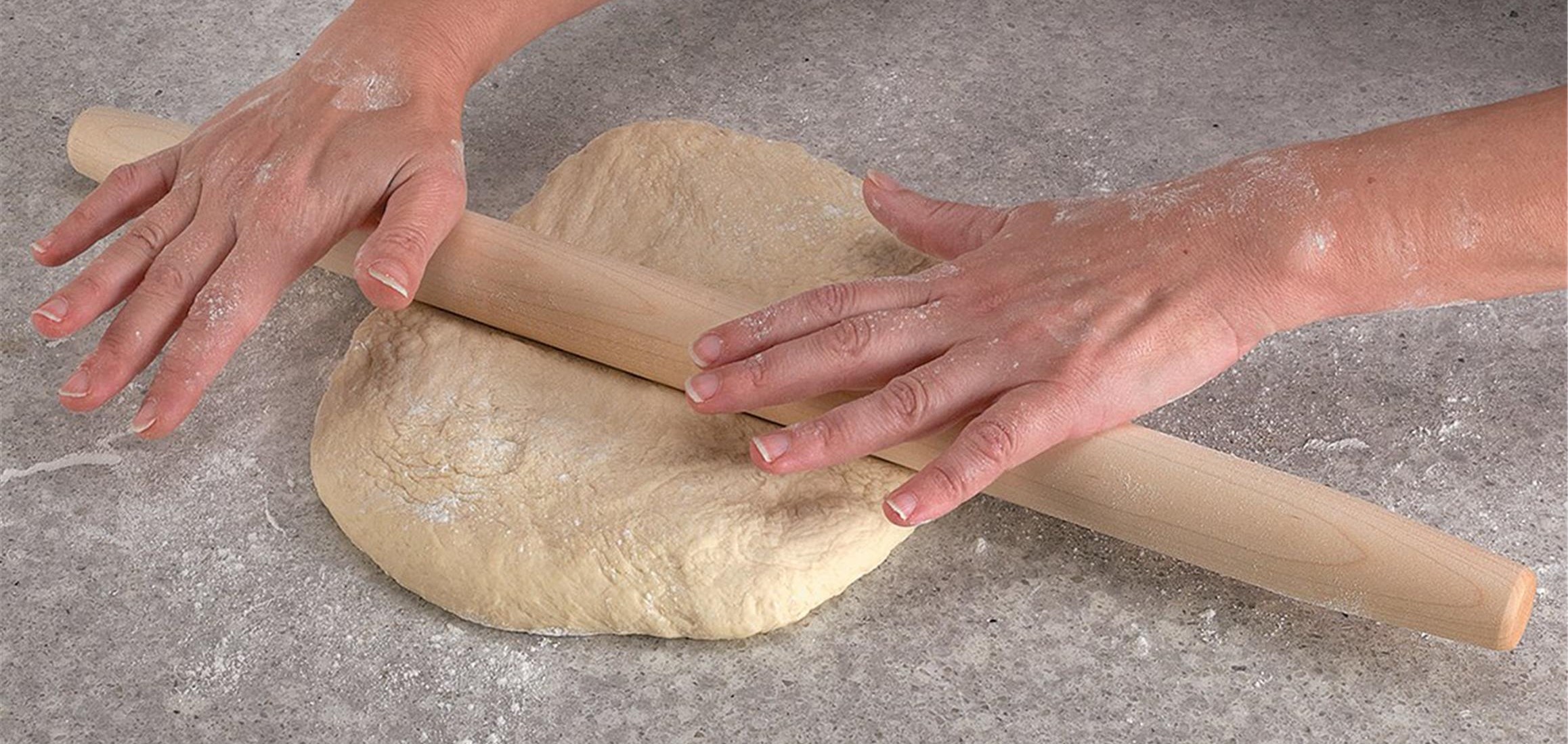 French-style rolling pin.