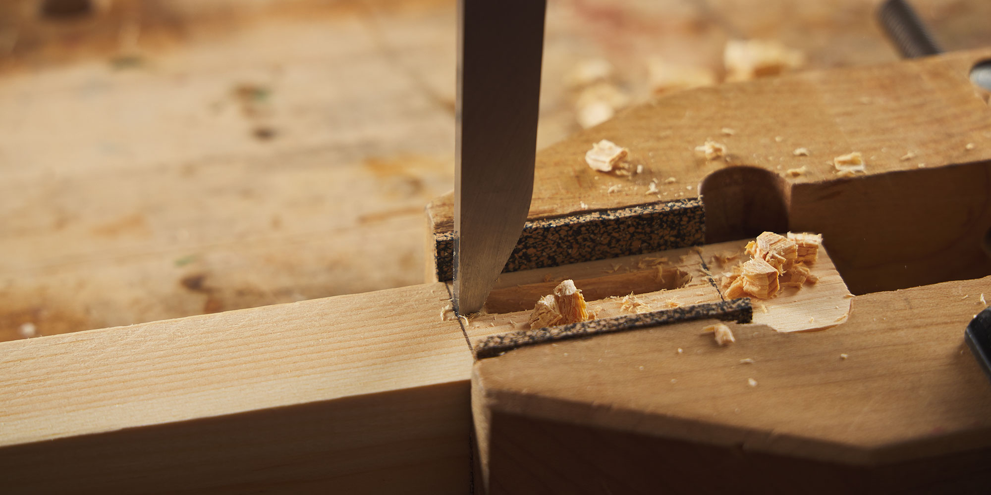 Square the end of the mortise
