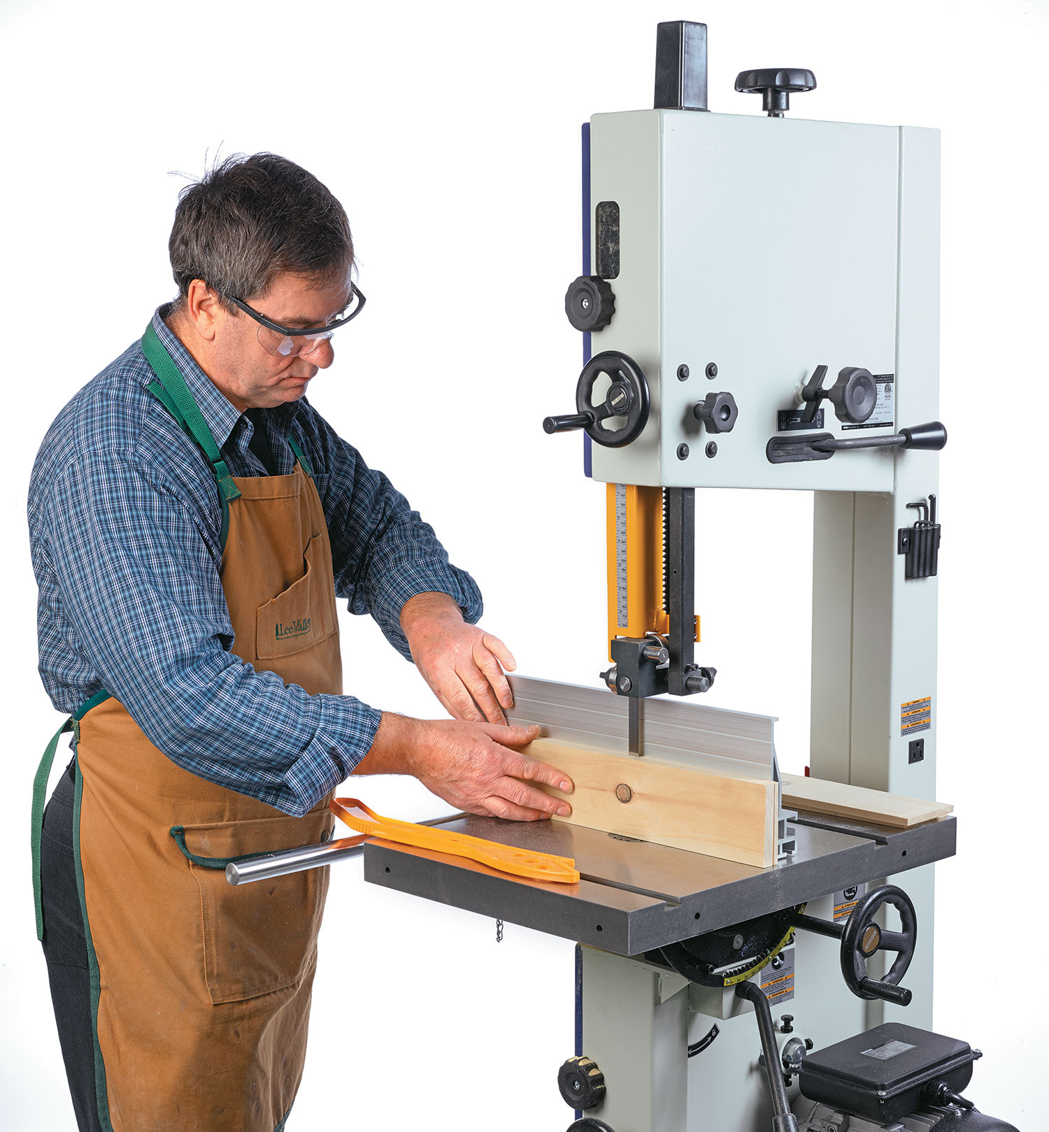 Re-sawing on a Rikon 14” bandsaw.