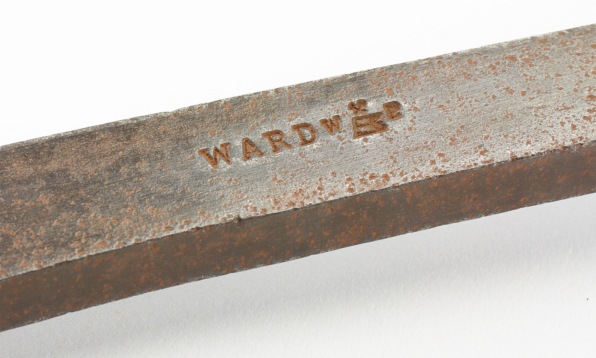 The Ward marking on the chisel